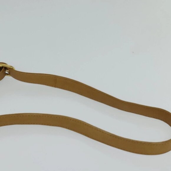 CELINE Macadam Canvas Shoulder Bag PVC Beige Gold Auth ep8051 - Picture 9 of 16